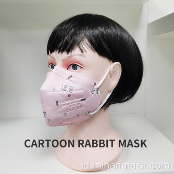 Masker Wajah Sekali Pakai Portabel 3 Ply